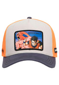 GORRA CAPSLAB GOHAN BUU DRAGON BALL TRUCKER NARANJA
