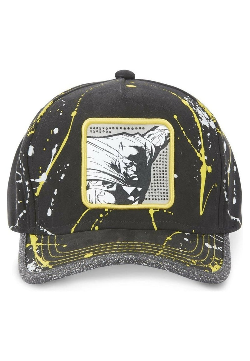 Batmna Picture Cappello Capslab Batman Nero Trucker DC Comics Snapback