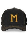 GORRA CAPSLAB MARK LENDERS OLIVER Y BENJI DENIM TRUCKER NEGRA