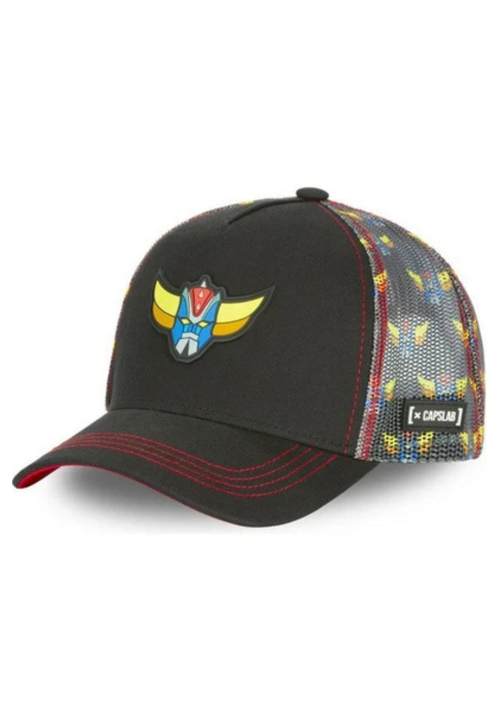 GORRA CAPSLAB NEGRA GOLDORAK TRUCKER - AREA ZERO