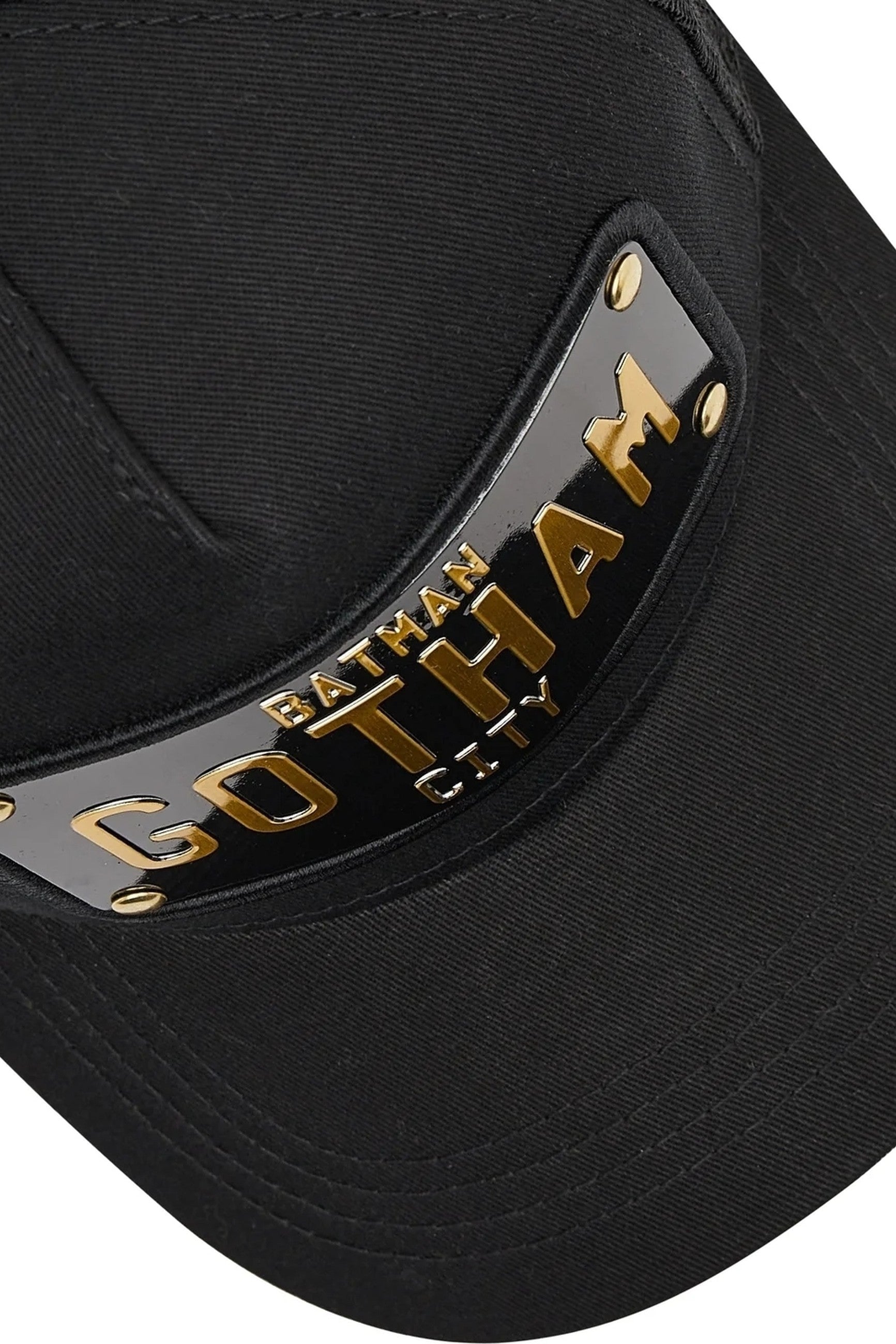 GORRA CAPSLAB NEGRA GOTHAM PLATE TRUCKER CAP