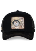 GORRA CAPSLAB NEGRA LUFFY WAN3B TRUCKER CAP