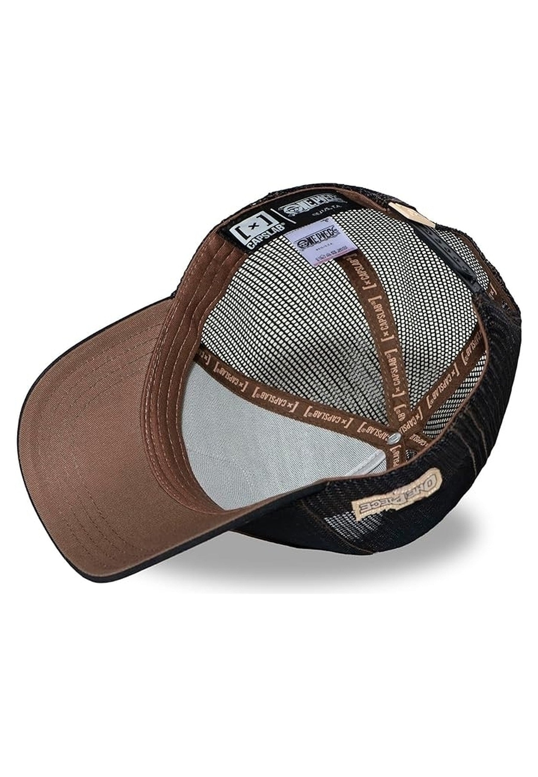 GORRA CAPSLAB NEGRA LUFFY WAN3B TRUCKER CAP