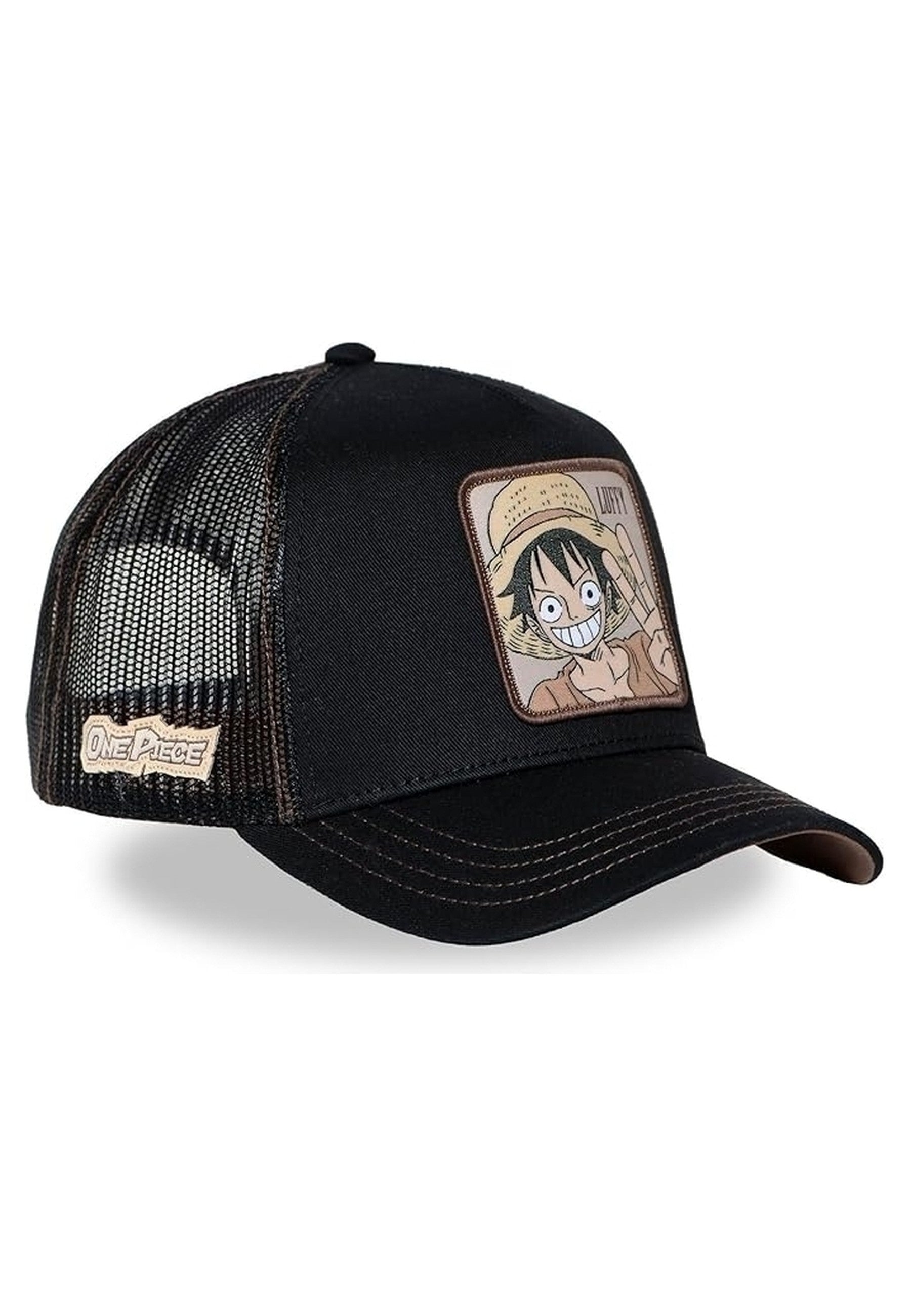 GORRA CAPSLAB NEGRA LUFFY WAN3B TRUCKER CAP
