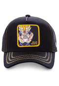 GORRA CAPSLAB MAJIN VEGETA DRAGON BALL BORDADO VISERA CURVA NEGRA