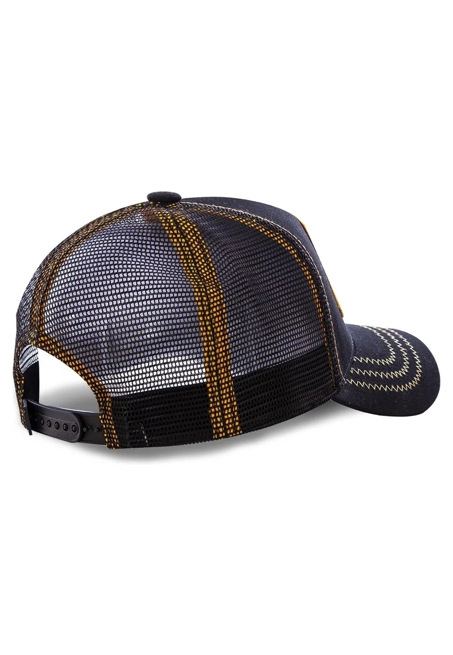 GORRA CAPSLAB NEGRA MAJIN VEGETA BORDADO FRENTE VISERA CURVA