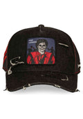 GORRA CAPSLAB NEGRA MICHAEL JACKSON DISTRESSED CAP