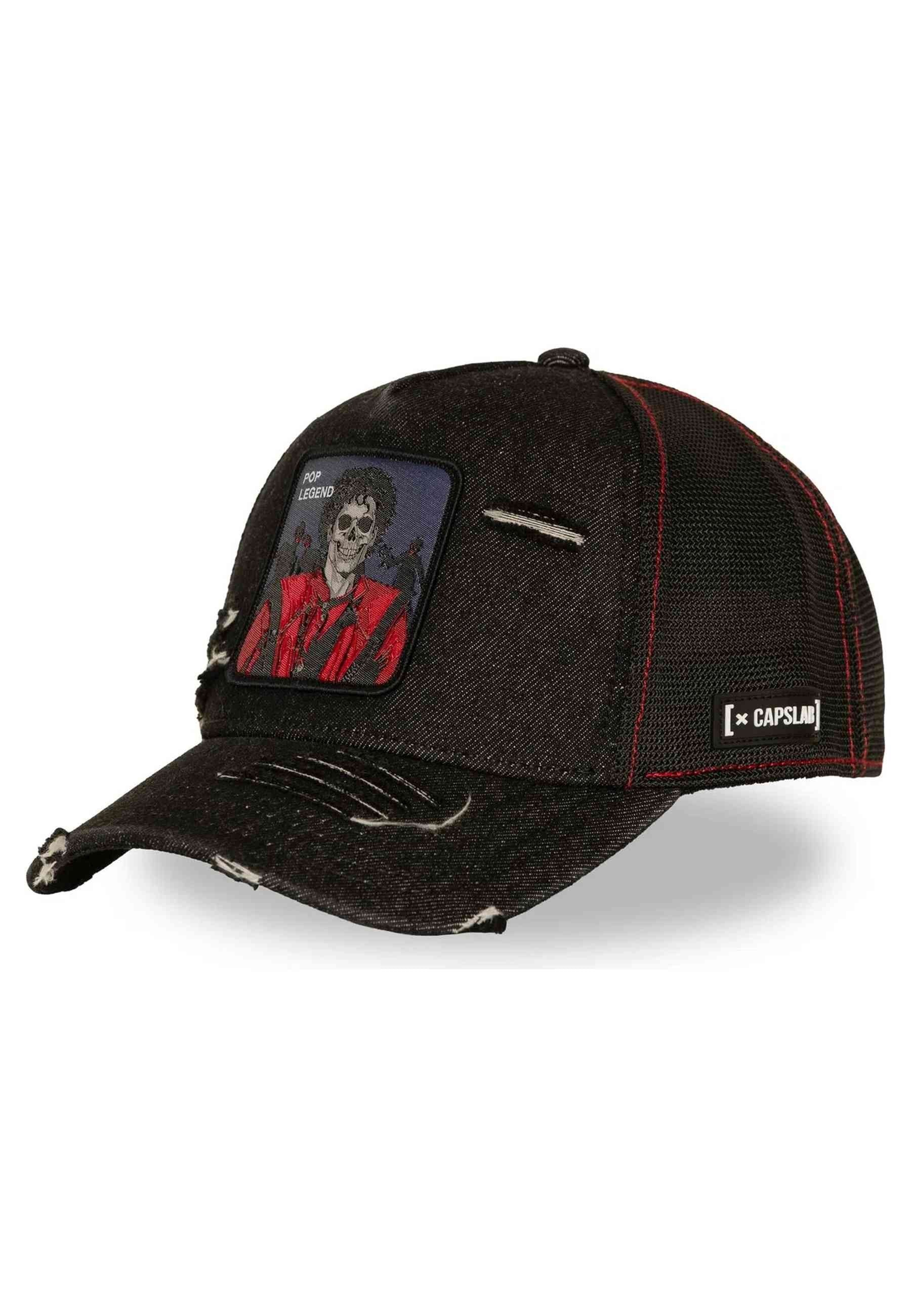 GORRA CAPSLAB NEGRA MICHAEL JACKSON DISTRESSED CAP
