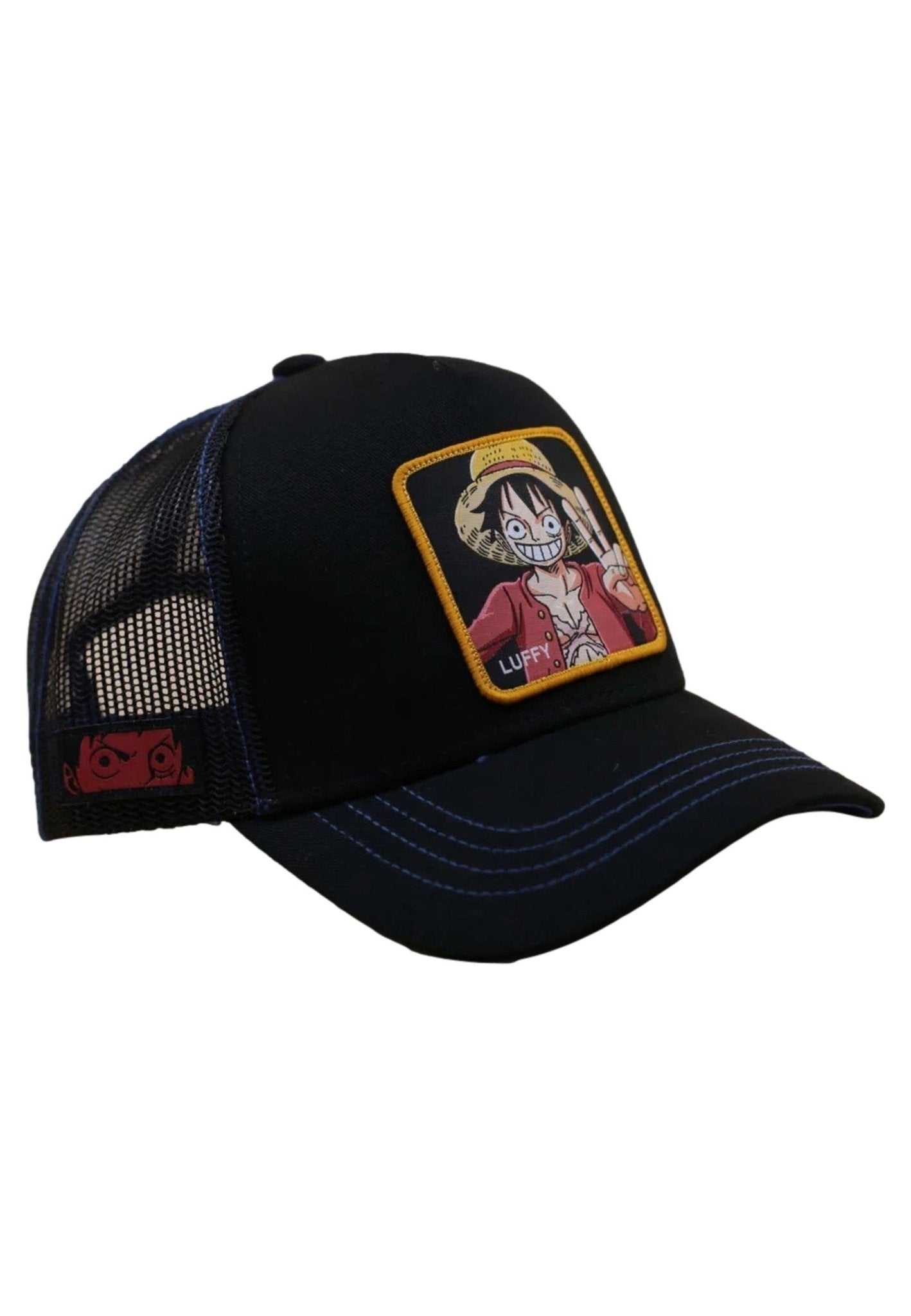 GORRA CAPSLAB NEGRA ONE PIECE LUF1 TRUCKER CAP - AREA ZERO