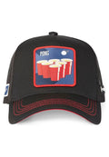GORRA CAPSLAB PONG GAME TRUCKER NEGRA