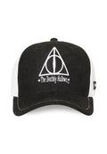 GORRA CAPSLAB HARRY POTTER RELIQUIAS DE LA MUERTE TRUCKER NEGRA