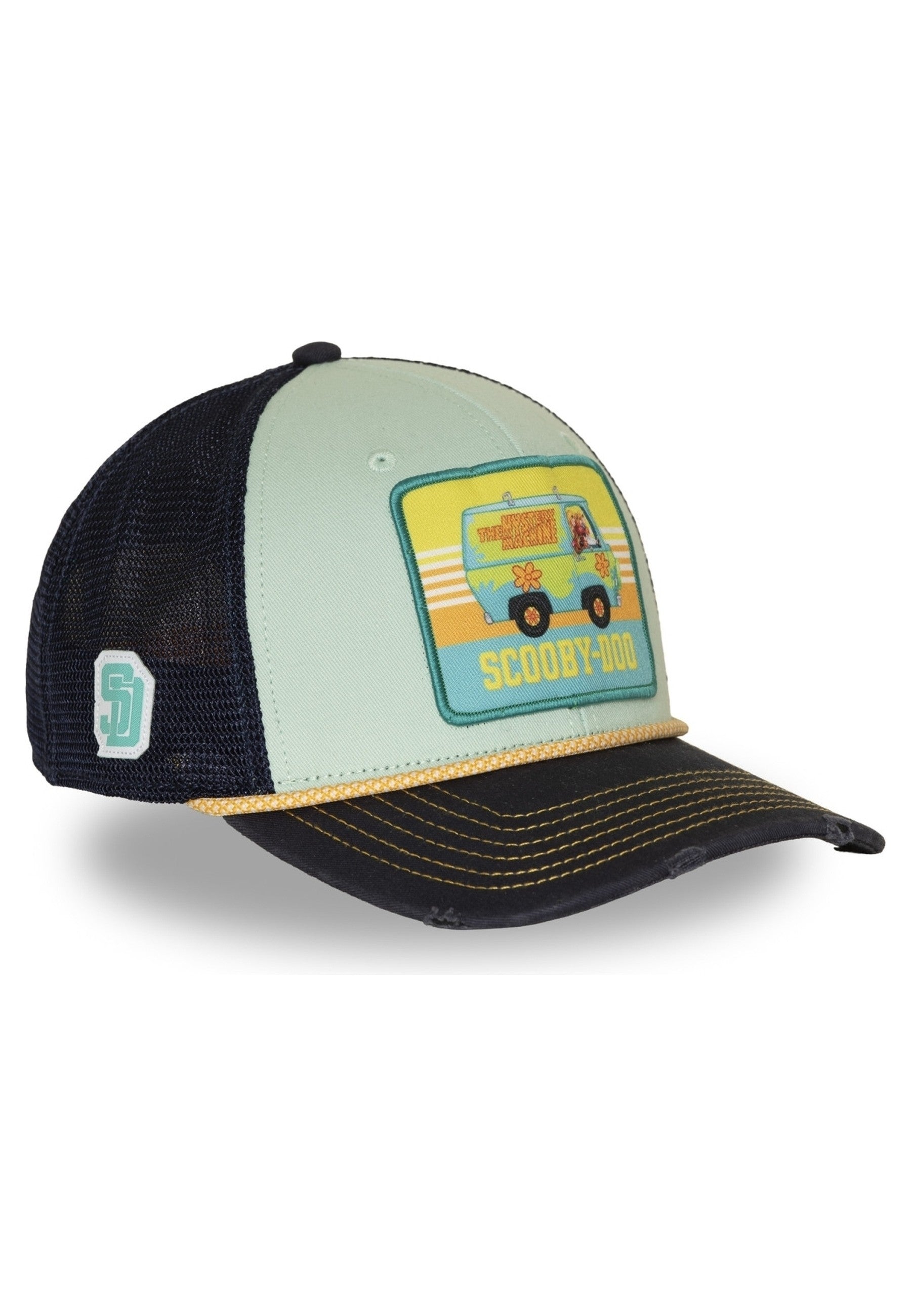 GORRA CAPSLAB NEGRA SCOOBY-DOO VAN TRUCKER CAP