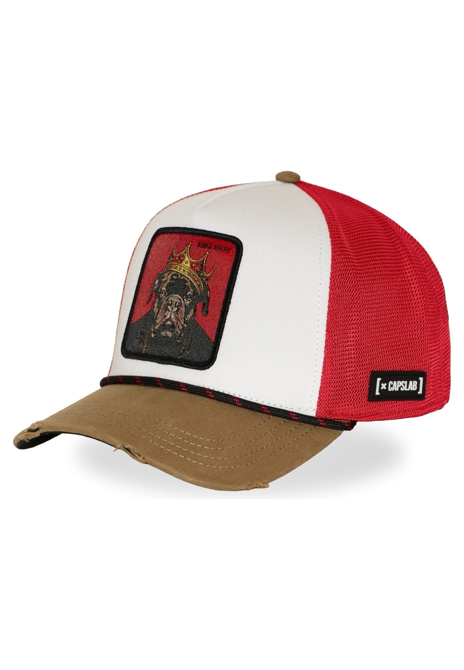 GORRA CAPSLAB ROJA BIG BOY BIGGIE TRUCKER CAP
