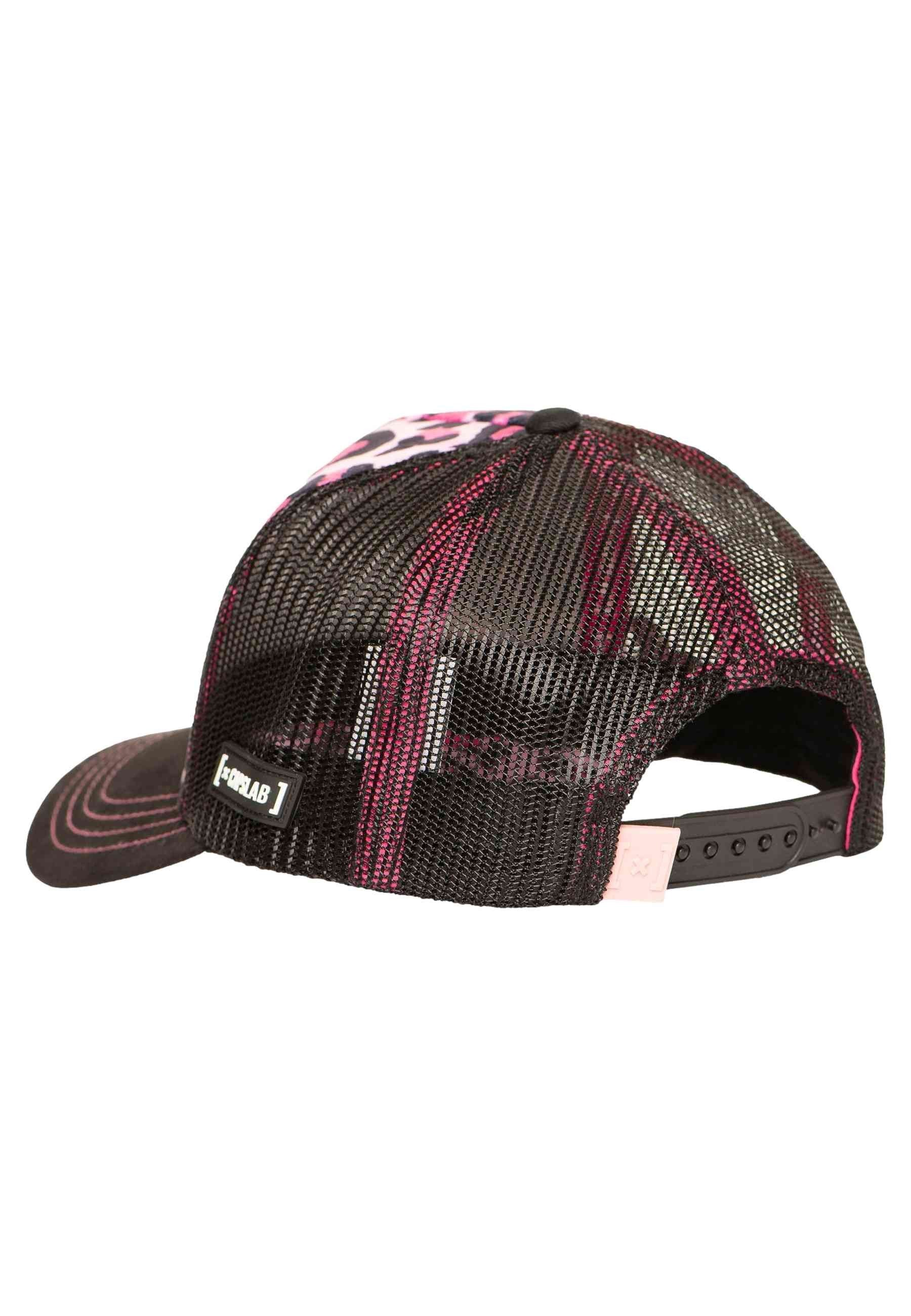 GORRA CAPSLAB ROSA LEOPARDO PITUFINA SMU2 LEOP TRUCKER CAP