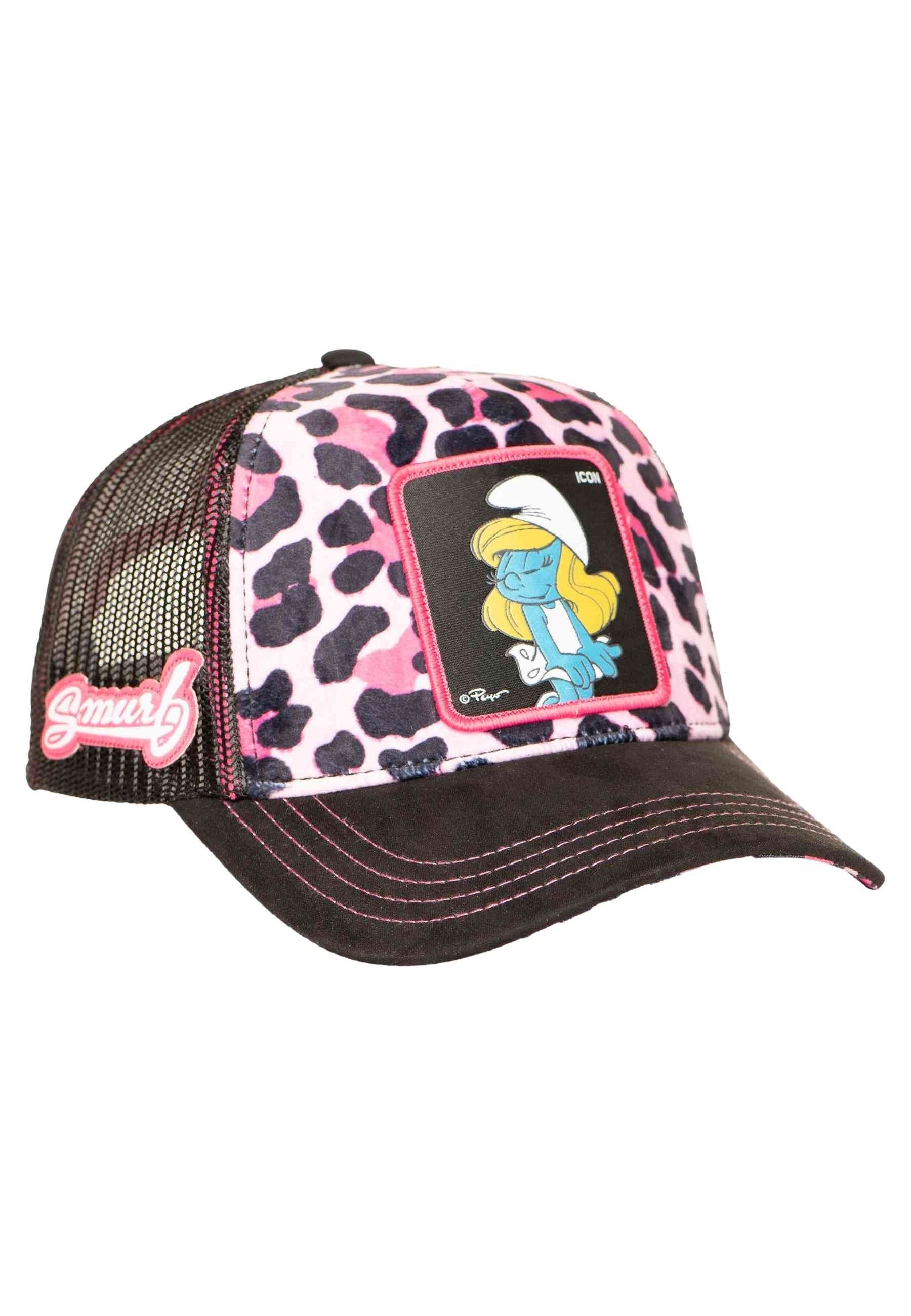 GORRA CAPSLAB ROSA LEOPARDO PITUFINA SMU2 LEOP TRUCKER CAP