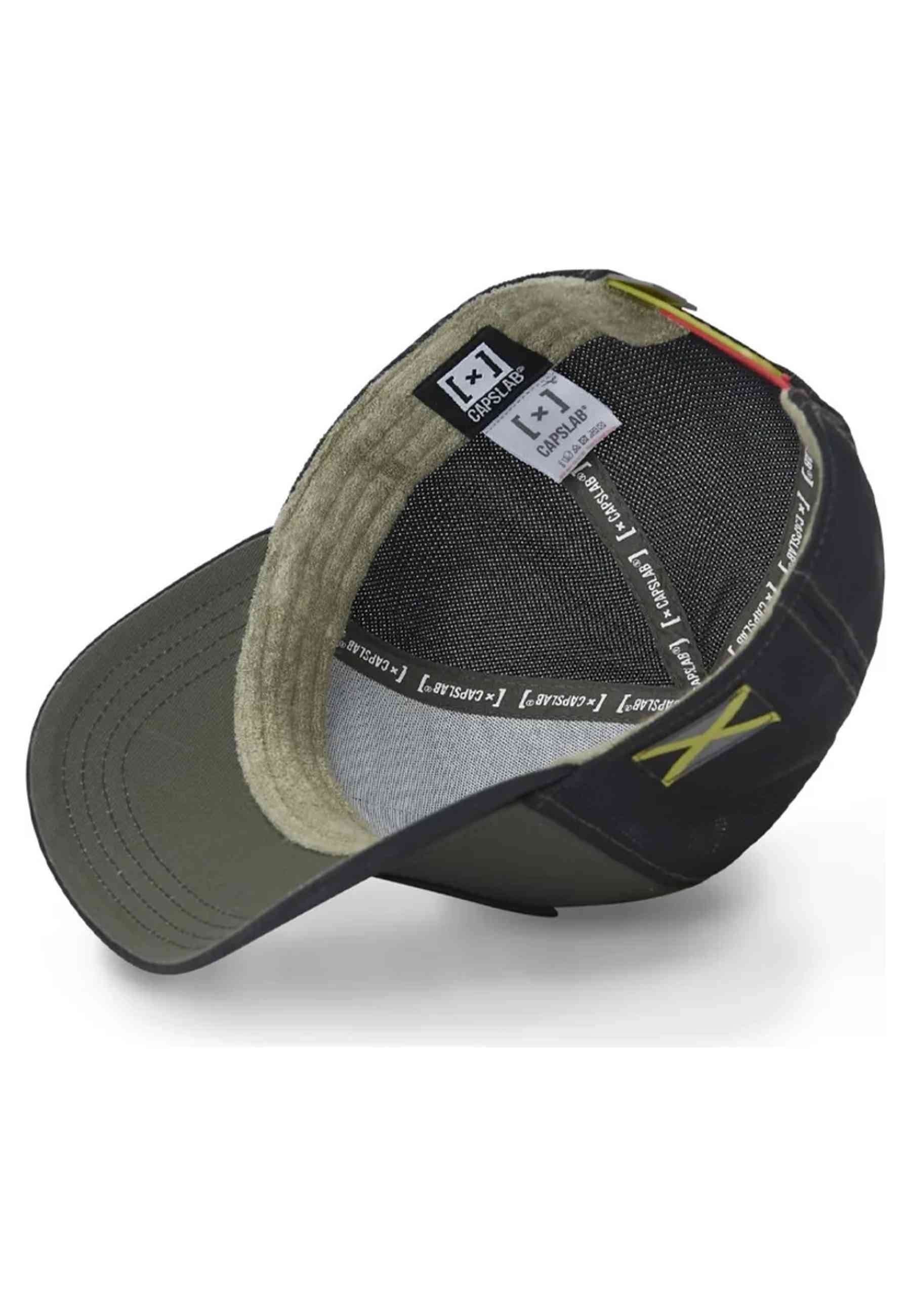 GORRA CAPSLAB VERDE NATURAL MYSTIK LION TRUCKER CAP