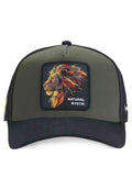 GORRA CAPSLAB VERDE NATURAL MYSTIK LION TRUCKER CAP