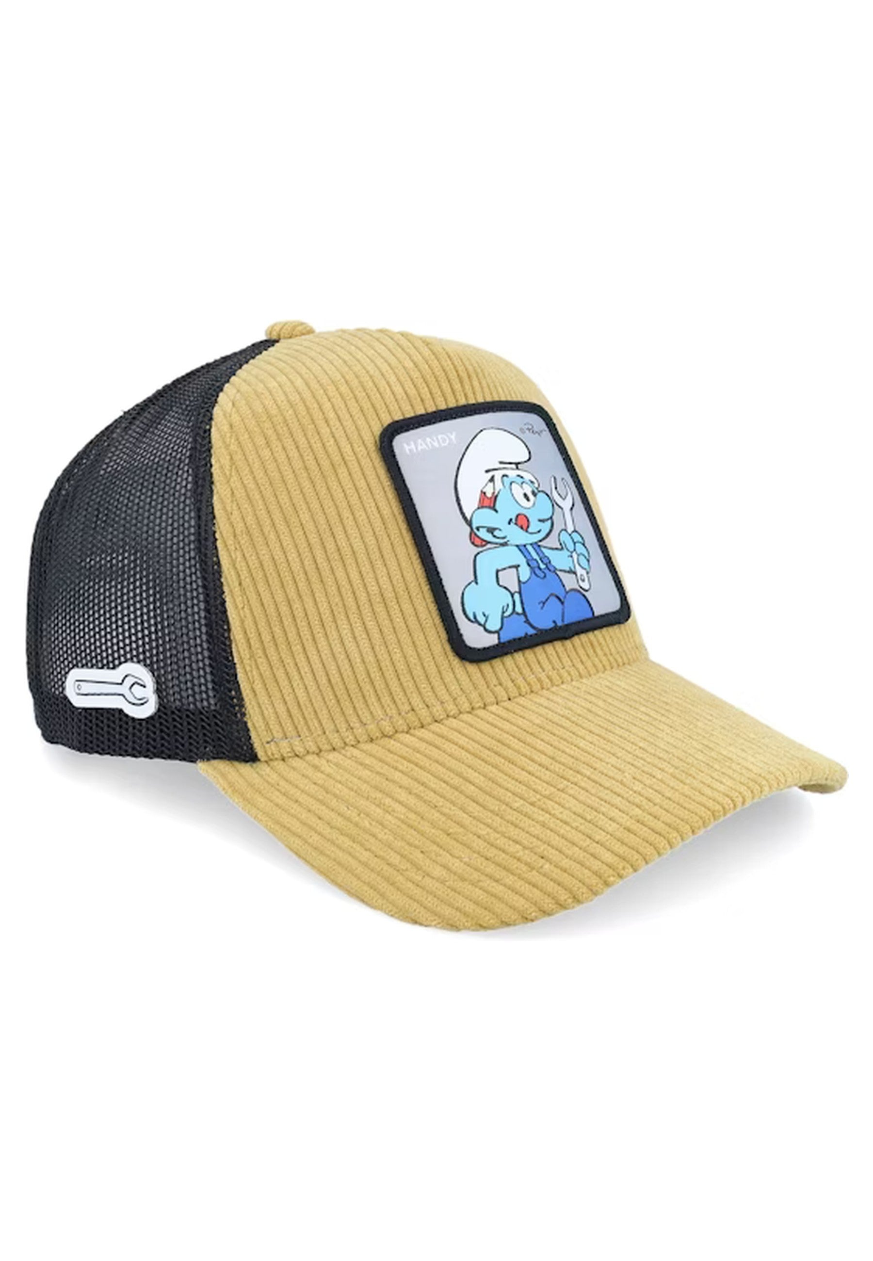 GORRA CAPSLABS BEIGE PANA PITUFO MANITAS TRUCKER CAP