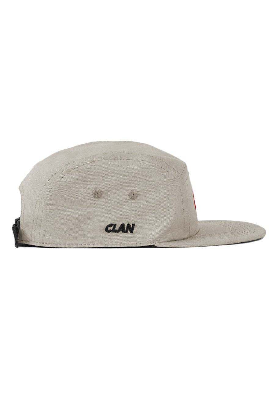 GORRA CLAN GRIS 5 PANEL SILVER