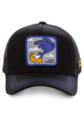 GORRA CAPSLAB CORRECAMINOS LOONEY TUNES BORDADO TRUCKER VISERA CURVA NEGRA