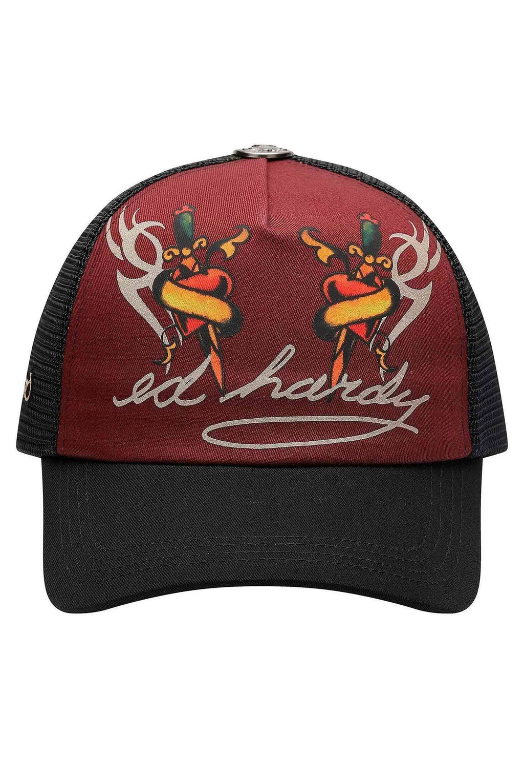 GORRA ED HARDY GRANATE TATOO DAGGER TRUCKER CAP
