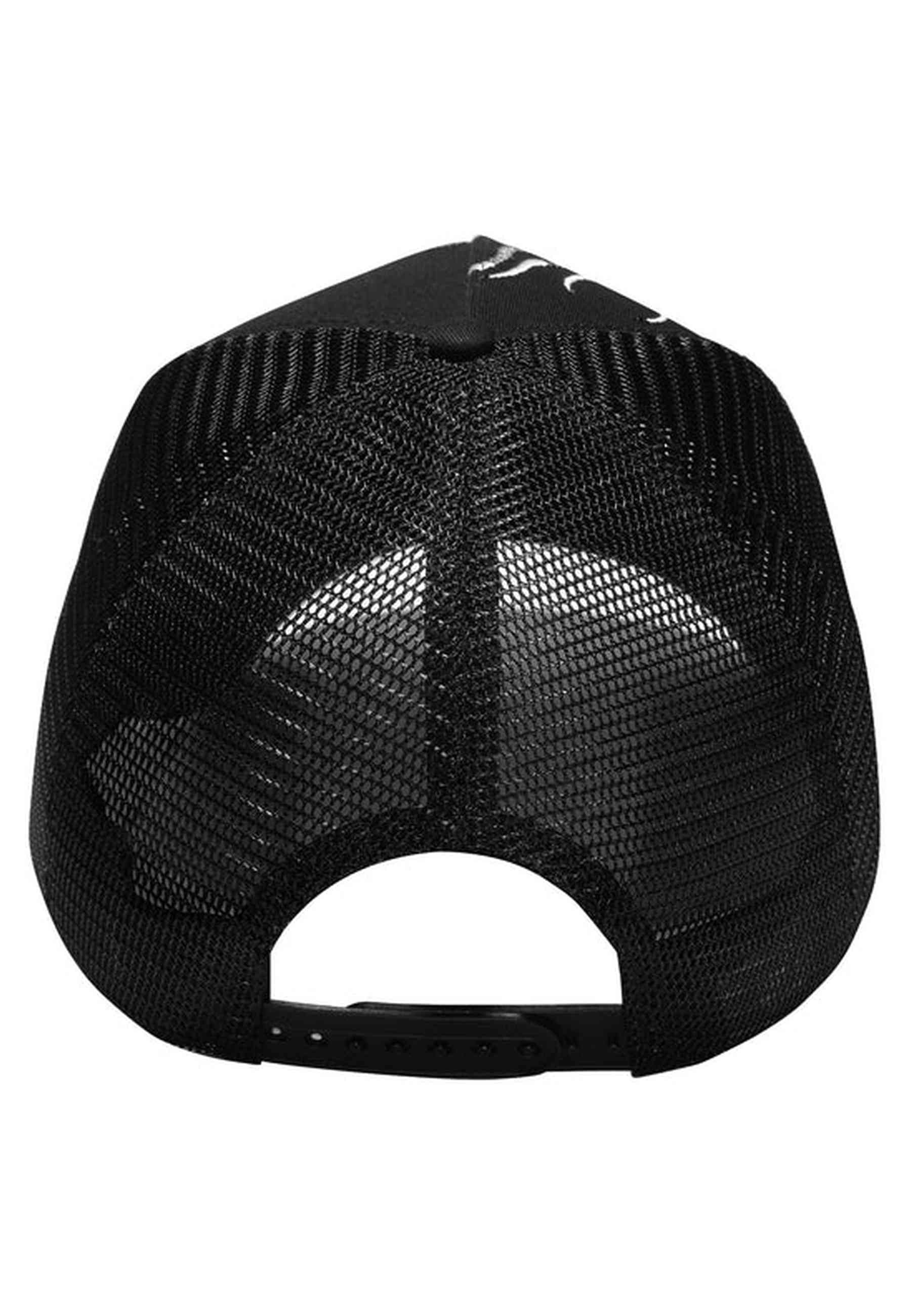 GORRA ED HARDY NEGRA MONO GIANT DRAGON TWILL FRONT MESH TRUCKER