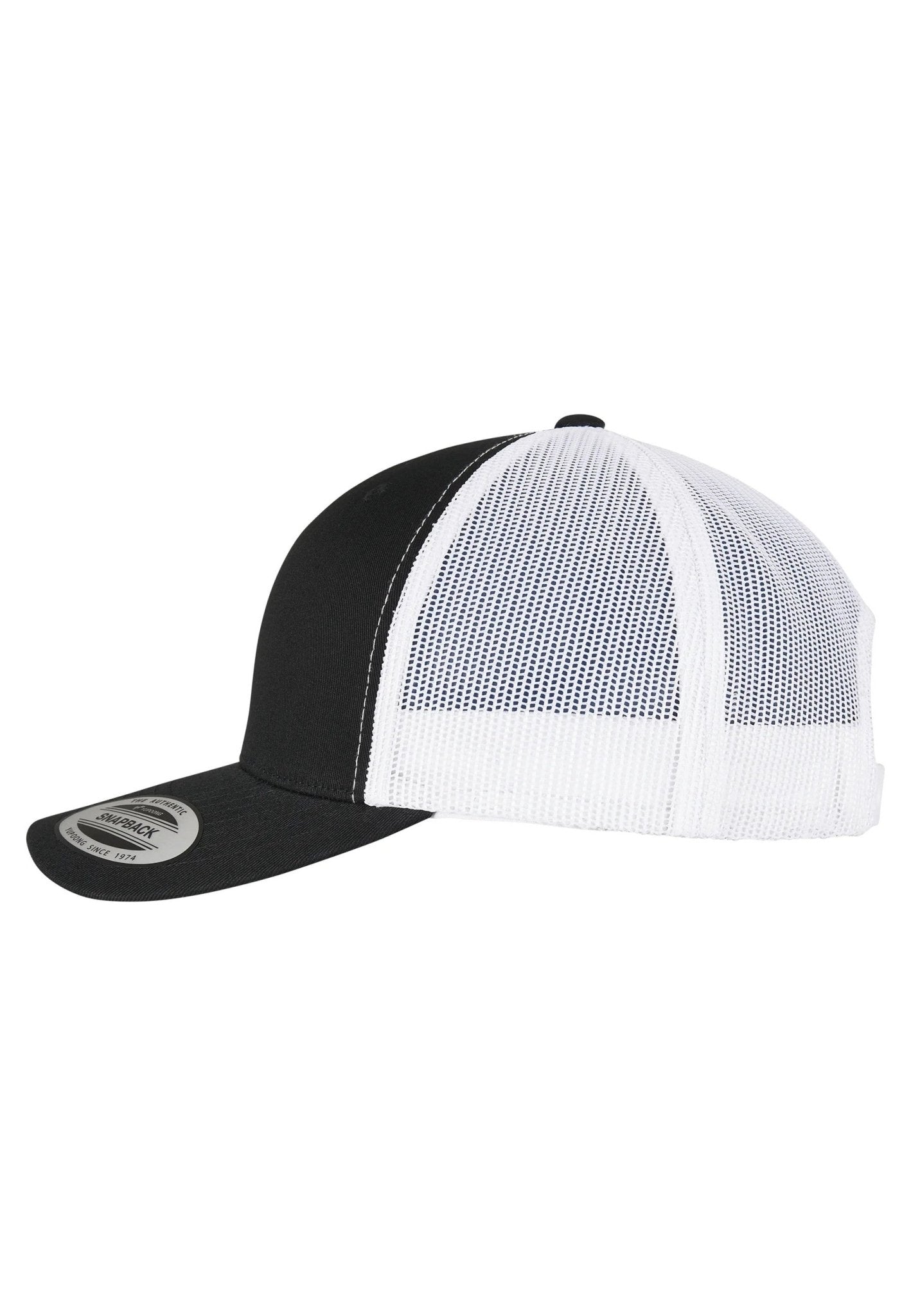 GORRA FLEXFIT NEGRA MESH TWO TONE TRUCKER CAP - AREA ZERO