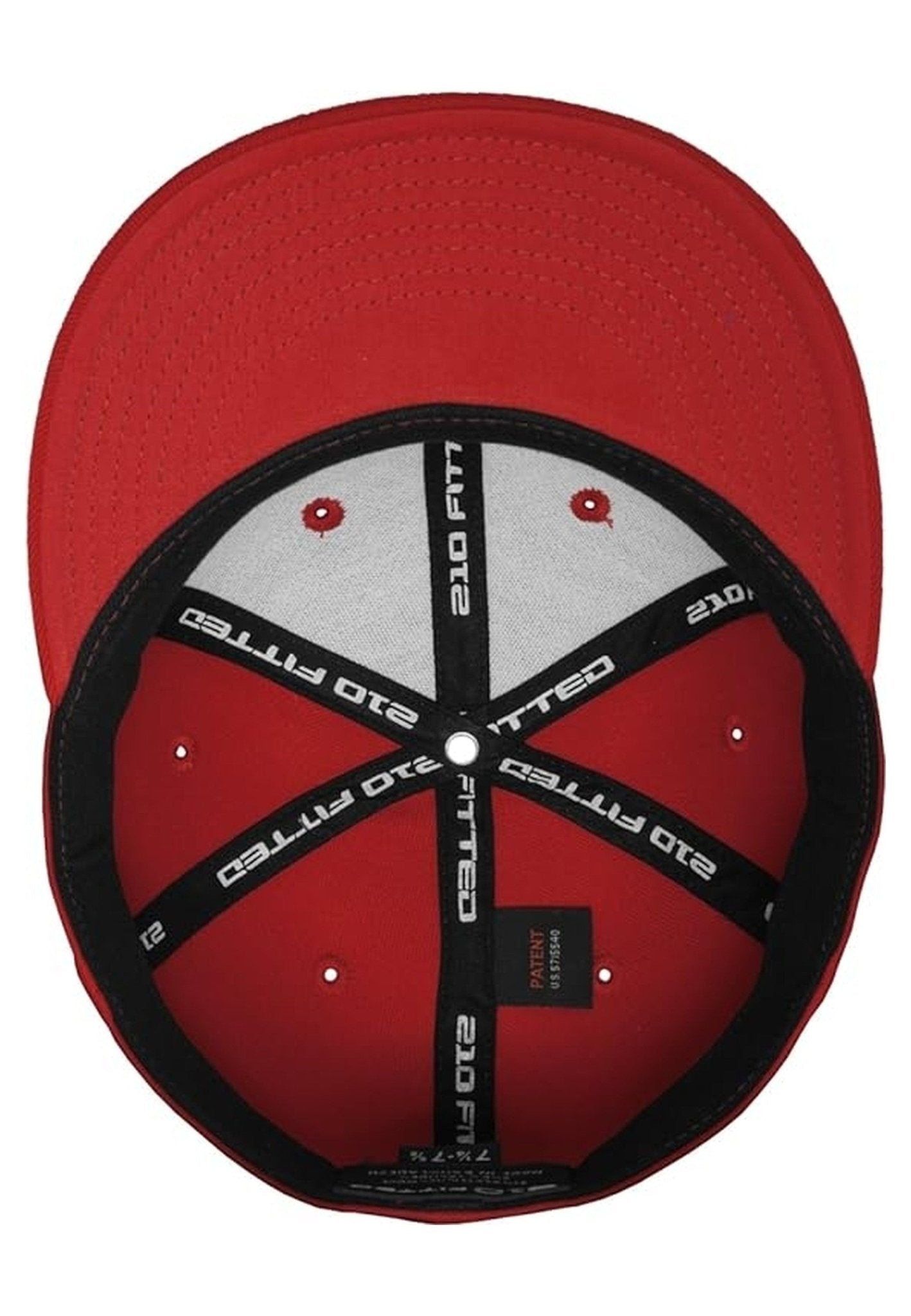 GORRA FLEXFIT ROJA PREMIUM 210 FITTED CAP - AREA ZERO