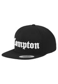 GORRA FLEXFIT NEGRA PLANA COMPTON SNAPBACK CAP