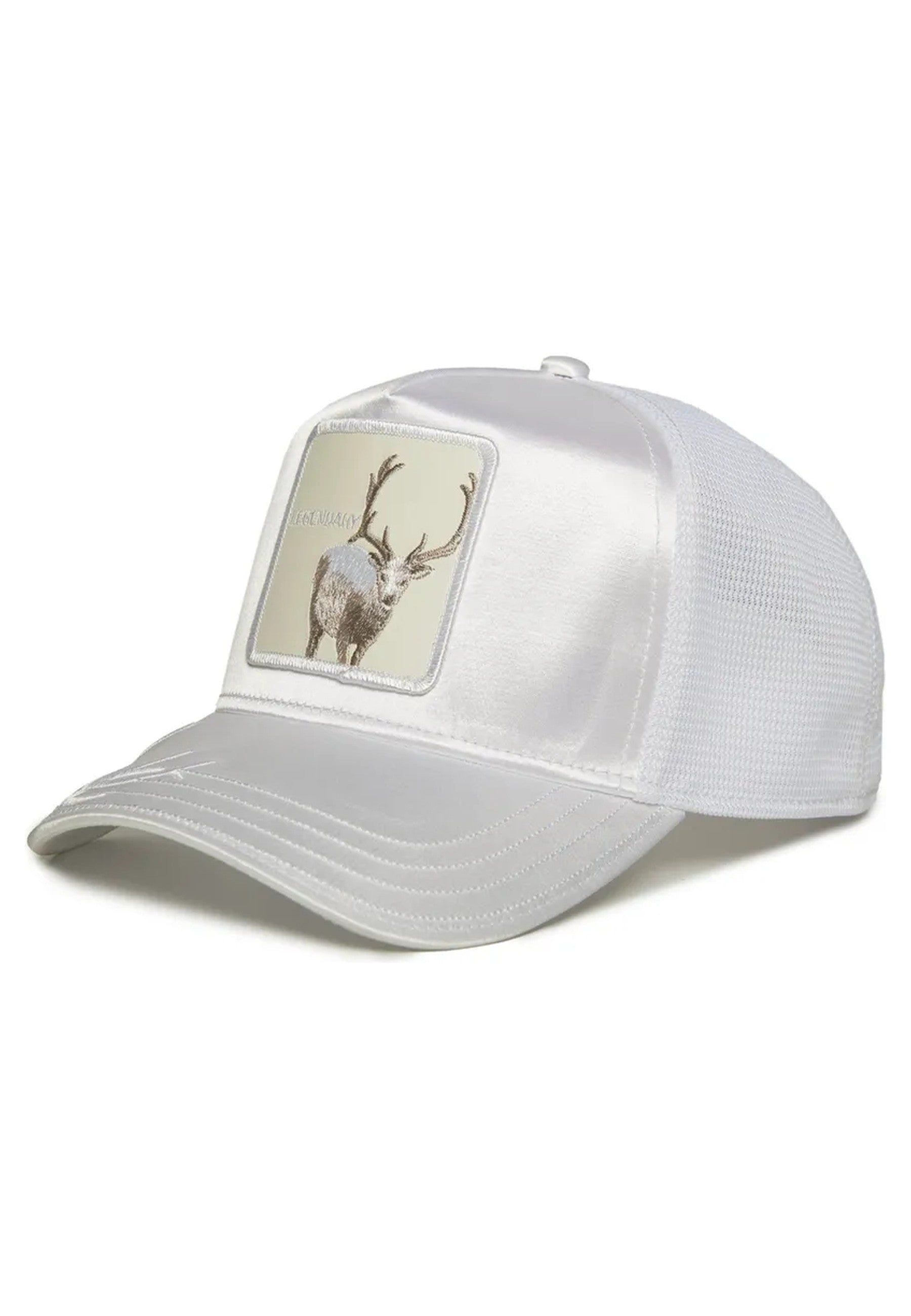 GORRA GOORIN BLANCA RENO WAIT FOR IT SATIN TRUCKER CAP