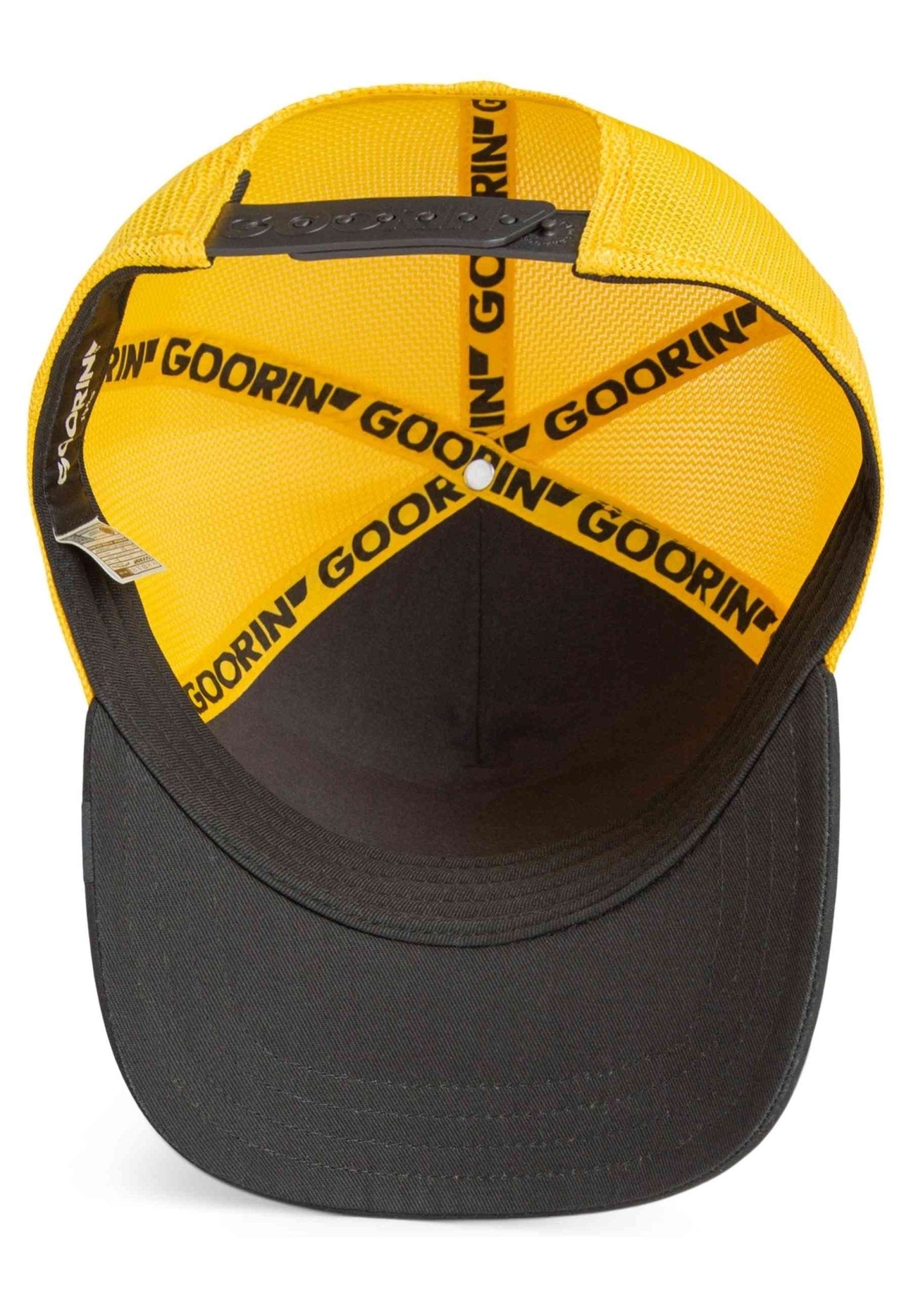 GORRA GOORIN BROS AMARILLA LEON SUEDE LION TRUCKER CAP - AREA ZERO