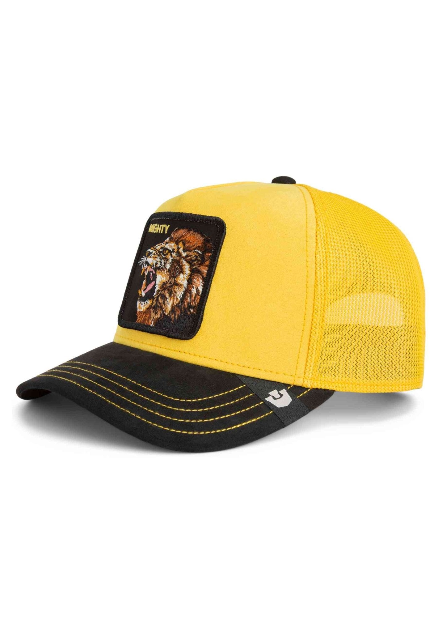 GORRA GOORIN BROS AMARILLA LEON SUEDE LION TRUCKER CAP - AREA ZERO