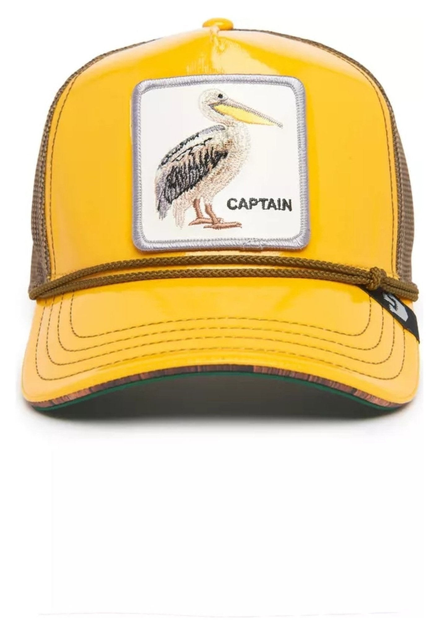 GORRA GOORIN BROS AMARILLA PELICANOOL MAN BERT TRUCKER CAP - AREA ZERO