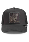 GORRA GOORIN BROS ANTRACITA LOBO CIRCLE OF LIFE LONER TONED TRUCKER CAP