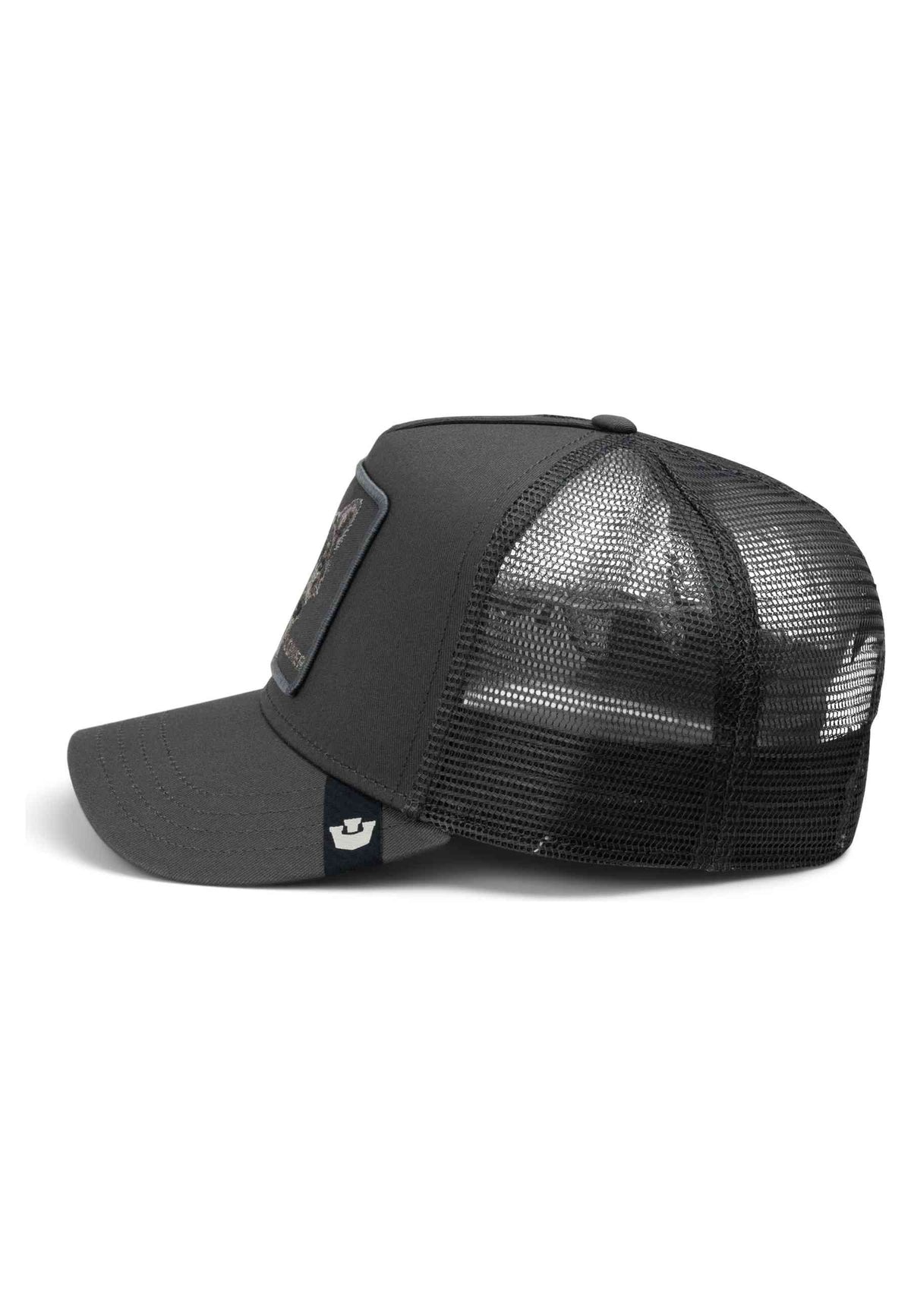 GORRA GOORIN BROS ANTRACITA LOBO CIRCLE OF LIFE LONER TONED TRUCKER CAP