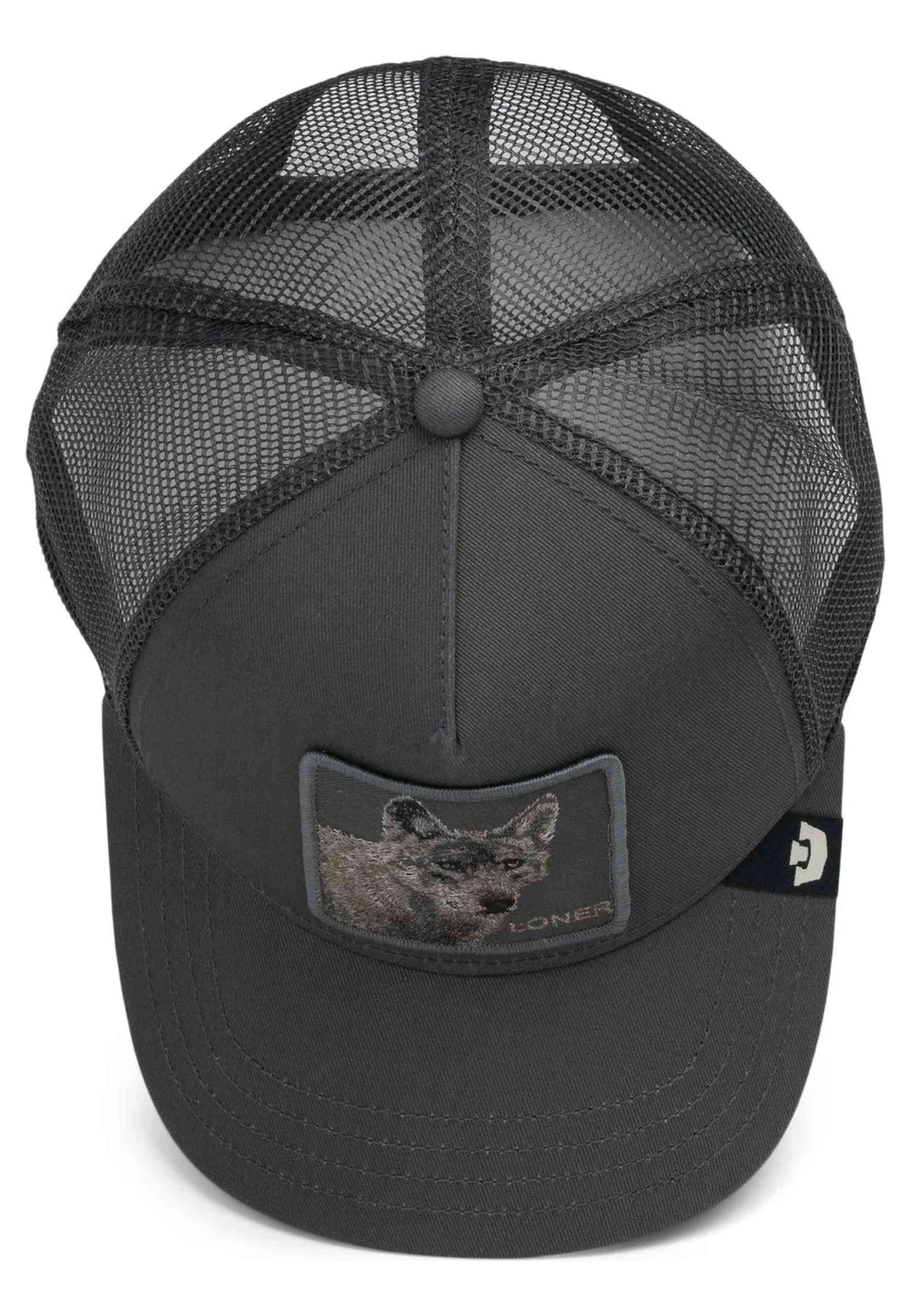 GORRA GOORIN BROS ANTRACITA LOBO CIRCLE OF LIFE LONER TONED TRUCKER CAP