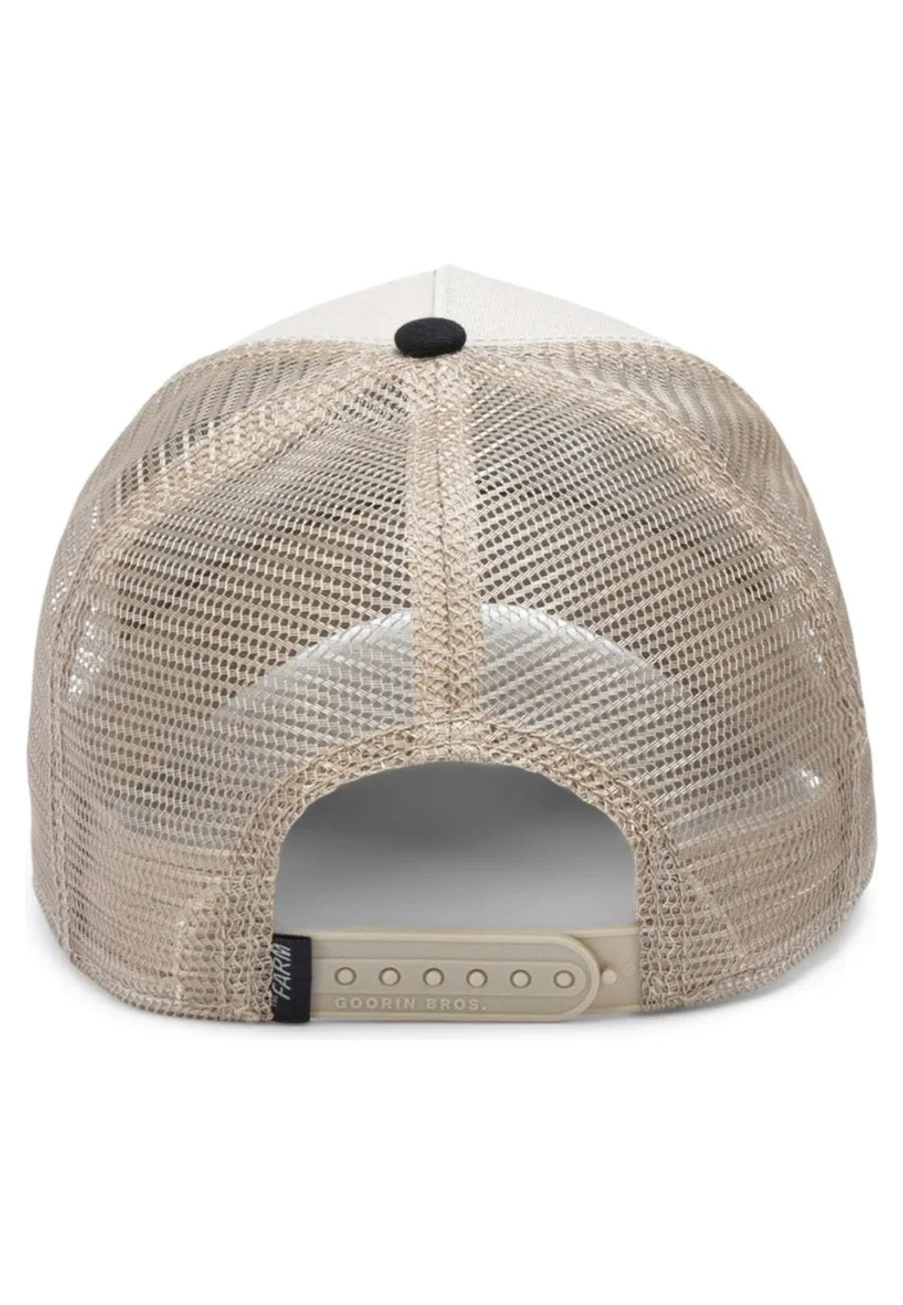 GORRA GOORIN BROS BEIGE CABALLO THE MUSTANG TRUCKER CAP