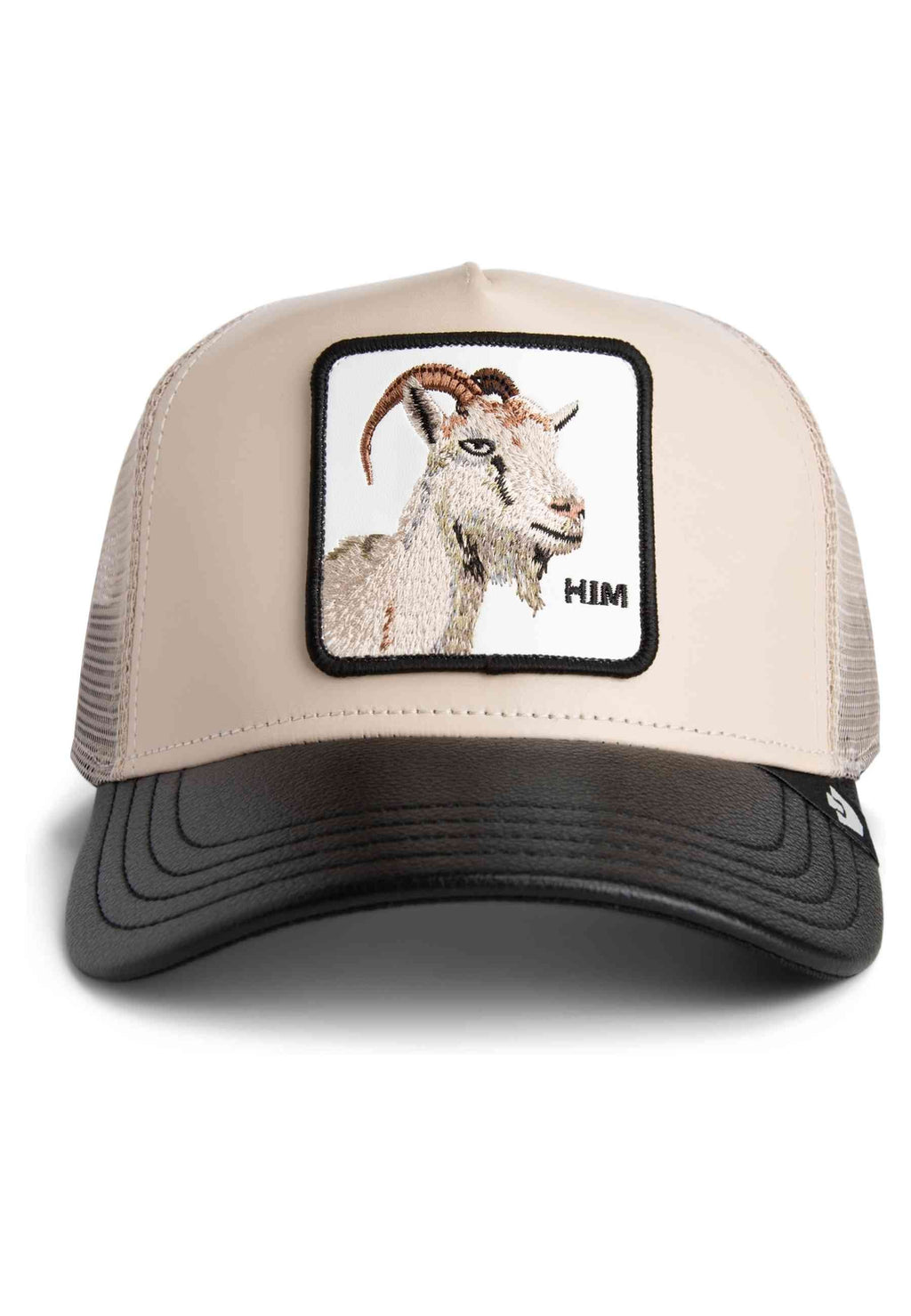 GORRA GOORIN BROS BEIGE CABRA COURTSIDE HIM TRUCKER CAP