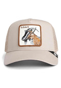GORRA GOORIN BROS BEIGE CABRA GOAT TRUCKER CAP