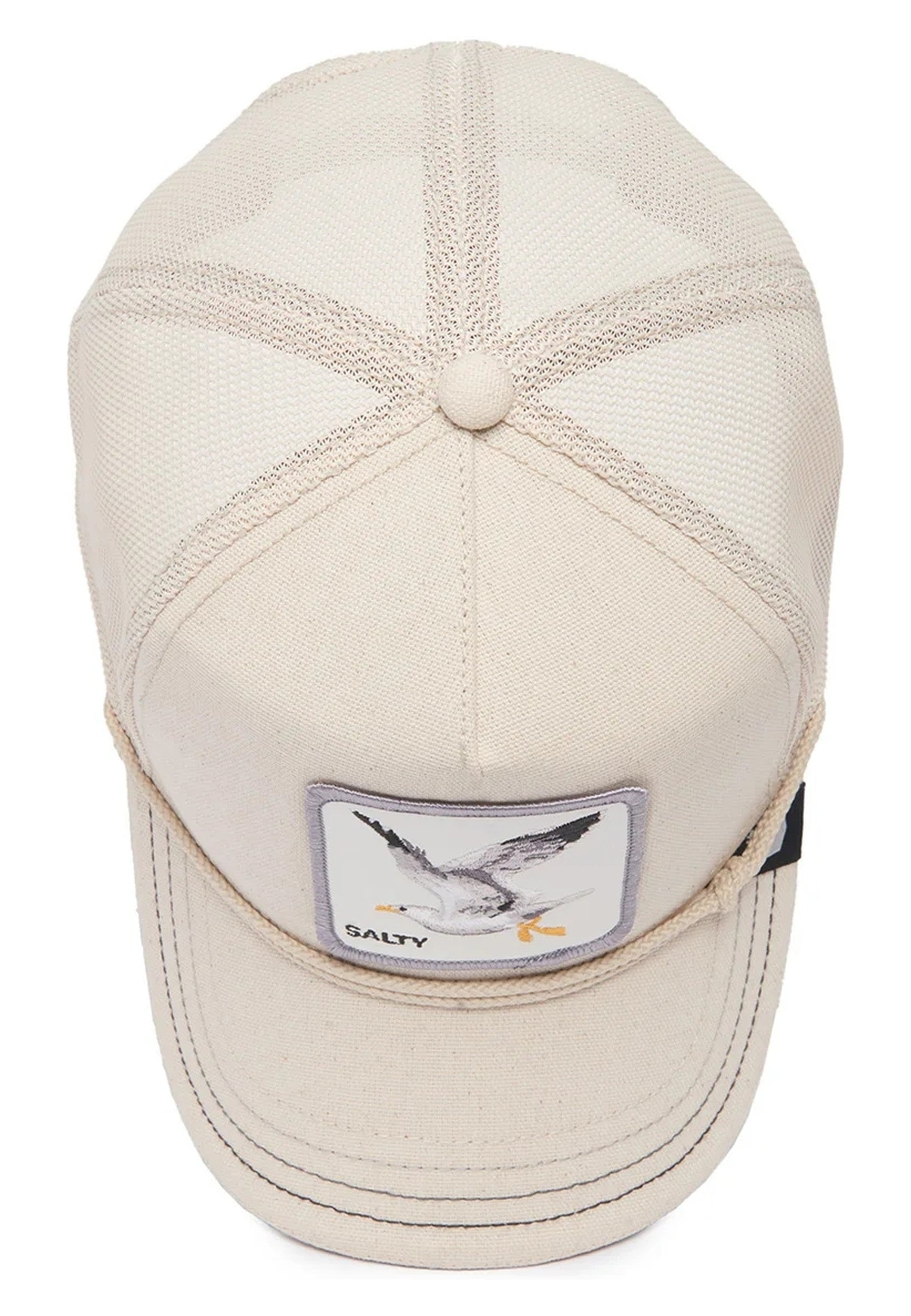 GORRA GOORIN BROS BEIGE GAVIOTA MEAL TICKET TRUCKER CAP