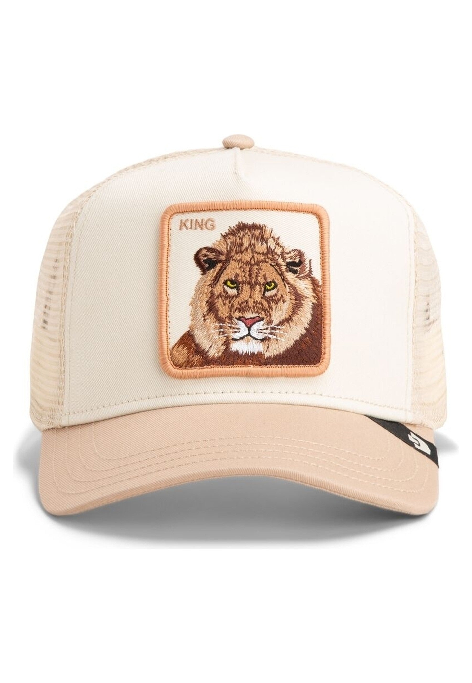 GORRA GOORIN BROS BEIGE LEON KING TRUCKER CAP