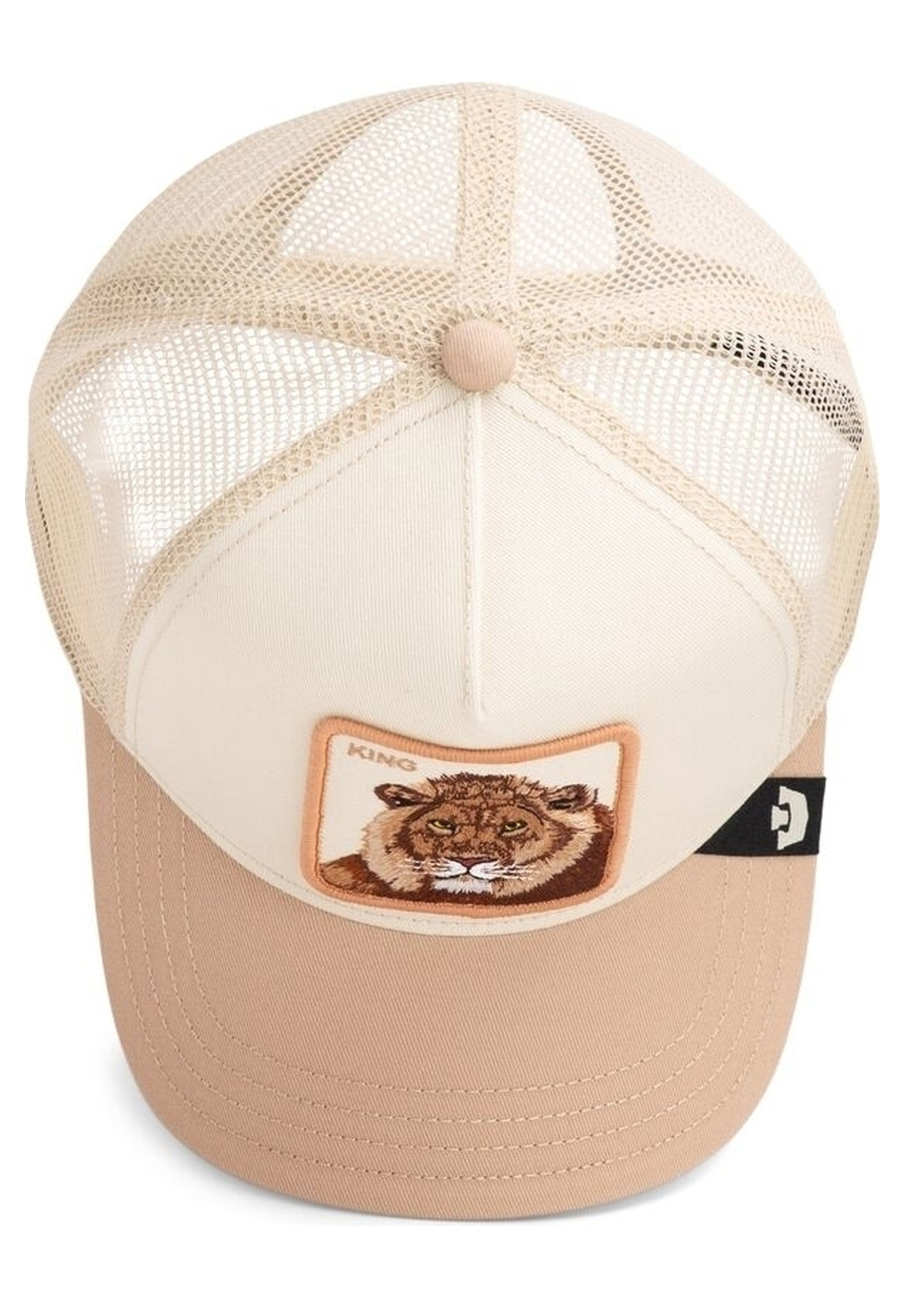 GORRA GOORIN BROS BEIGE LEON KING TRUCKER CAP