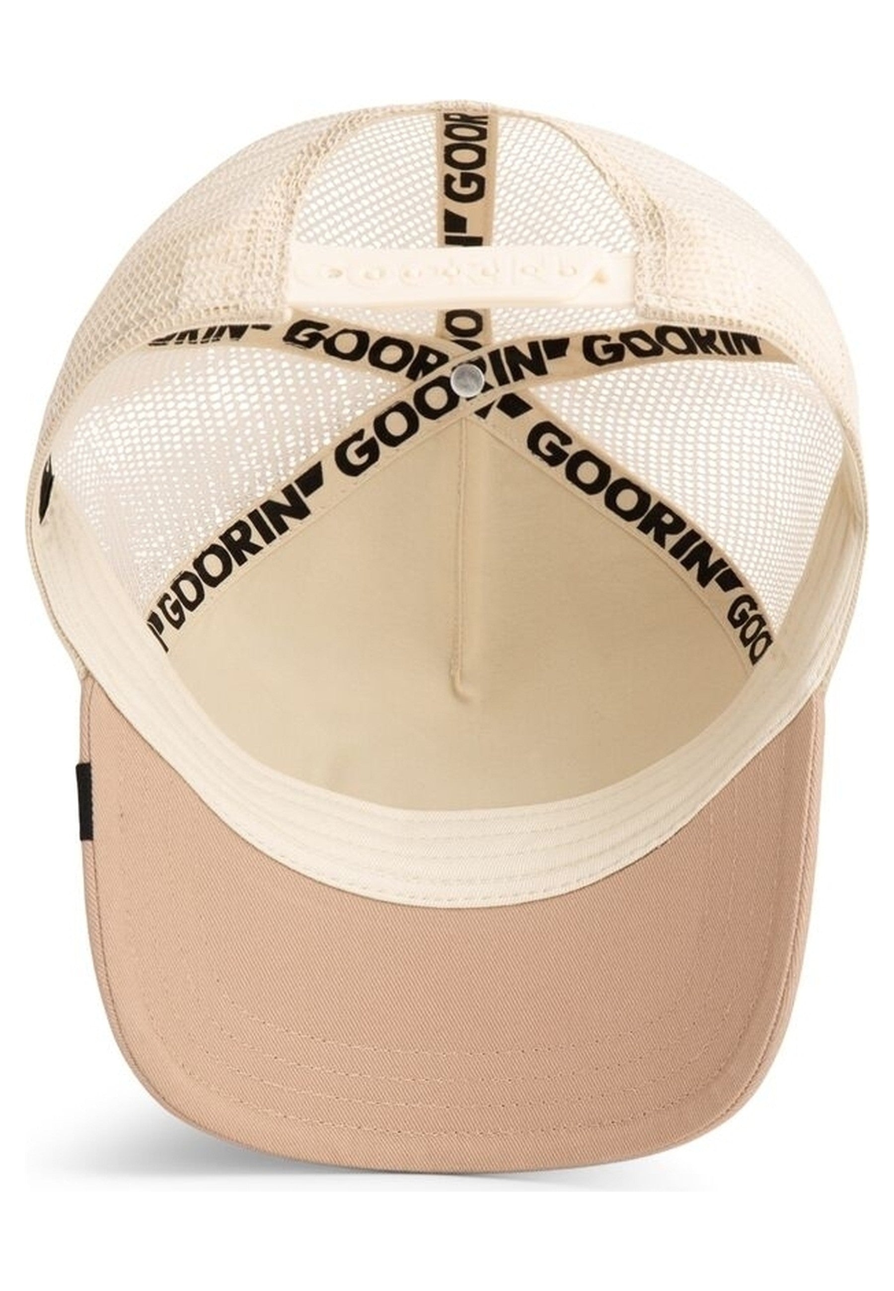 GORRA GOORIN BROS BEIGE LEON KING TRUCKER CAP