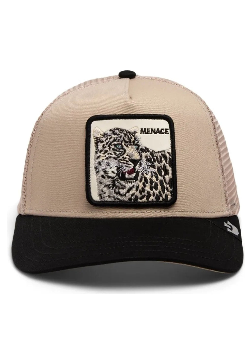 GORRA GOORIN BROS BEIGE LEOPARDO THE SNOW LEOPARD TRUCKER CAP