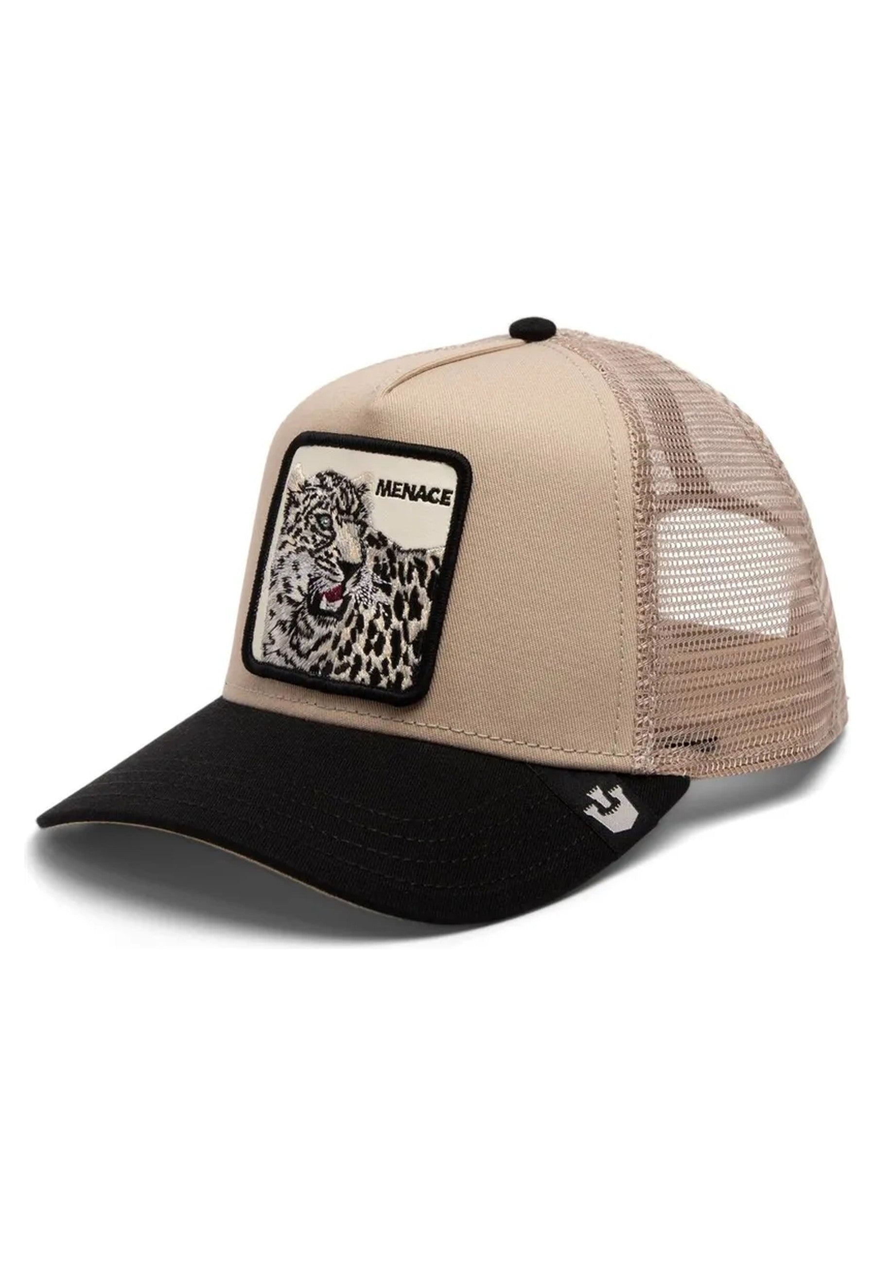 GORRA GOORIN BROS BEIGE LEOPARDO THE SNOW LEOPARD TRUCKER CAP