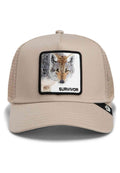 GORRA GOORIN BROS BEIGE LOBO SURVIVOR TRUCKER CAP