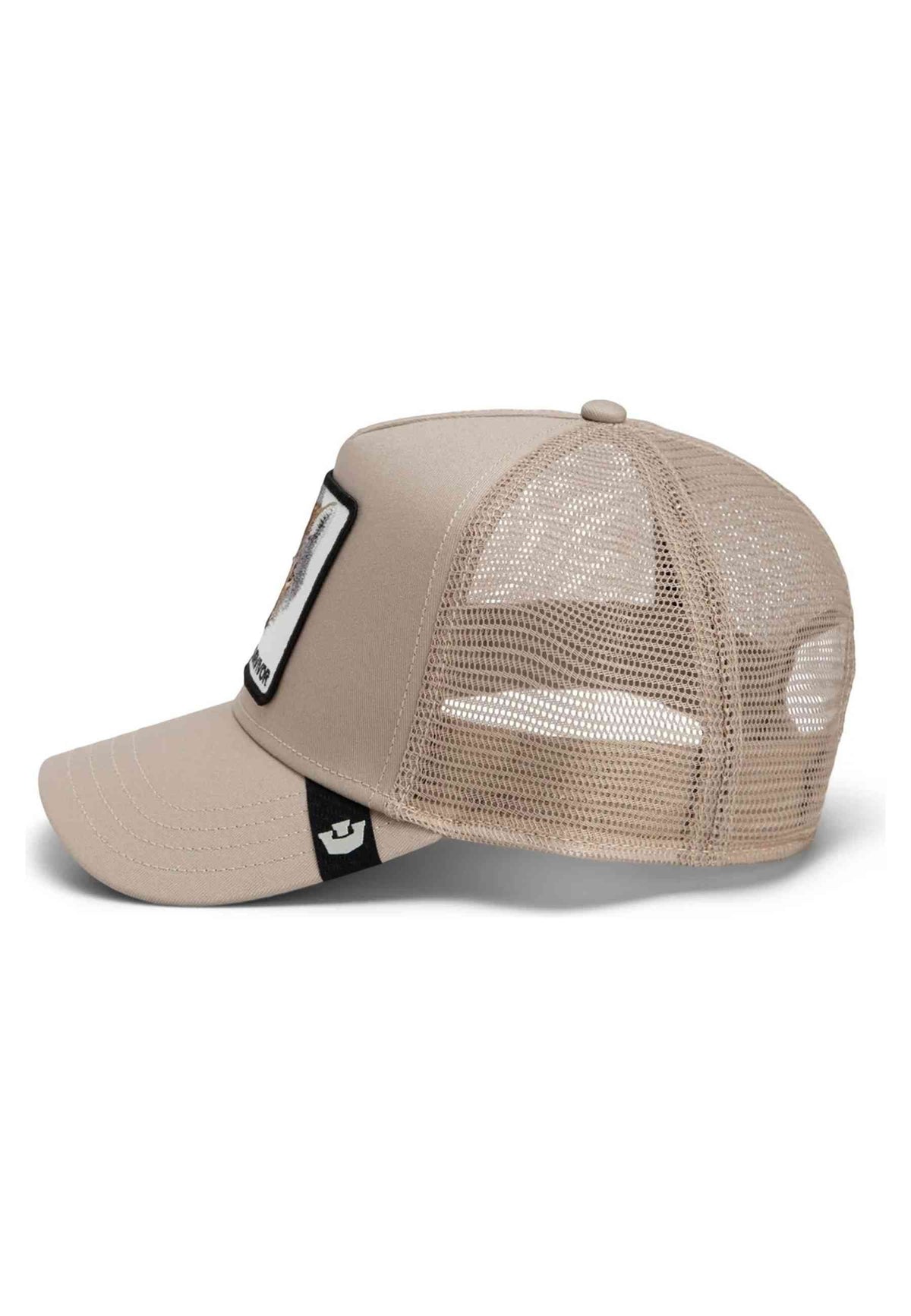 GORRA GOORIN BROS BEIGE LOBO SURVIVOR TRUCKER CAP