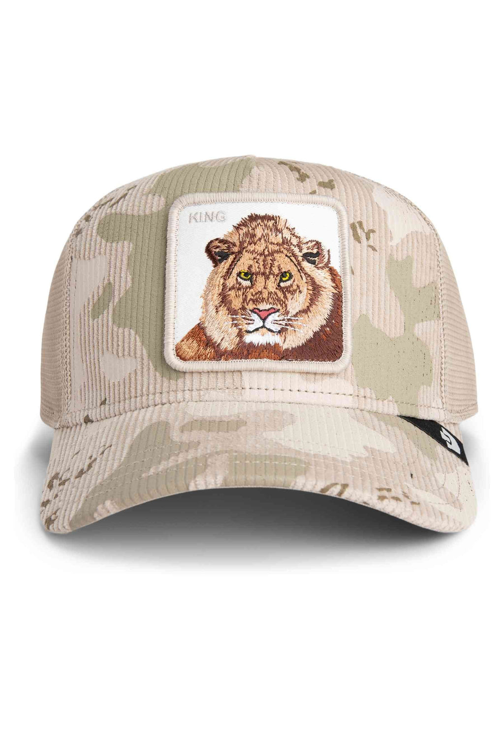 GORRA GOORIN BROS BEIGE PANA LEON KING CAMO TRUCKER CAP