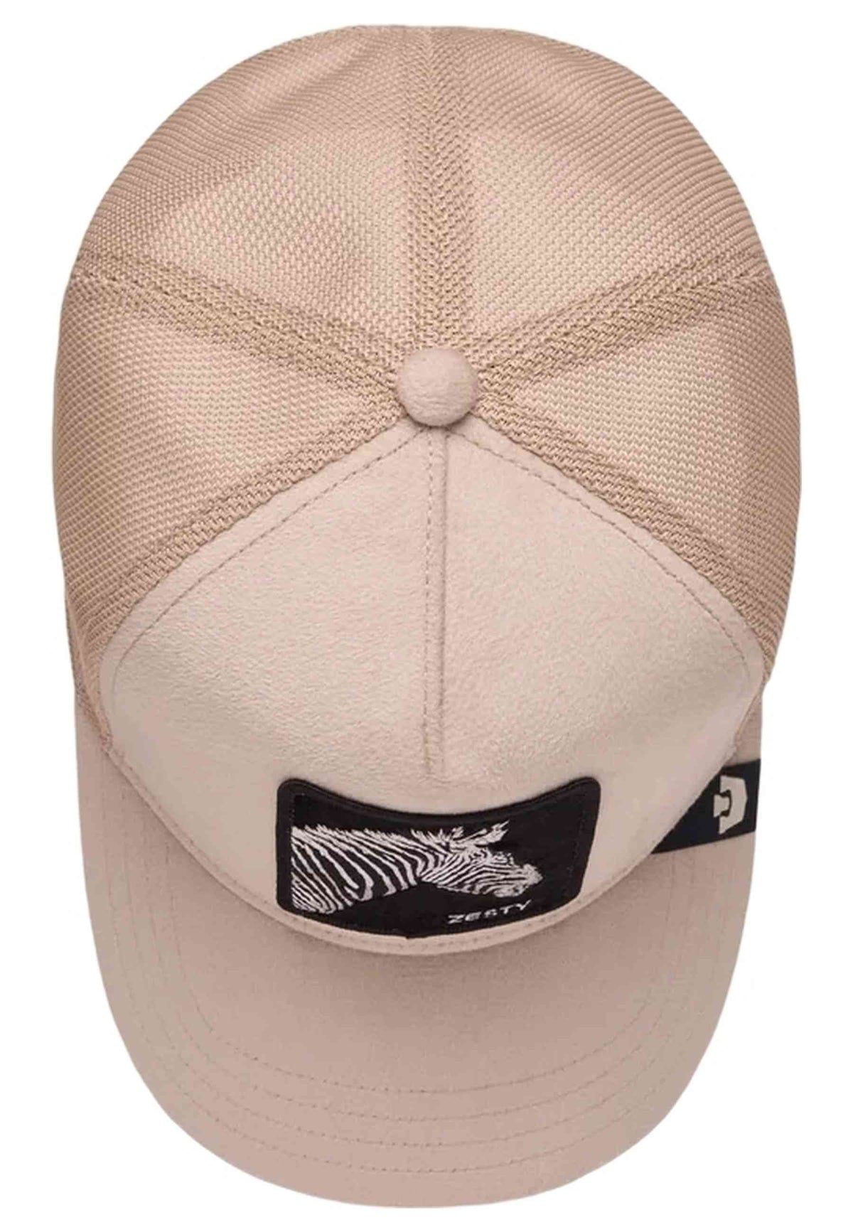 GORRA GOORIN BROS BEIGE ZEBRA VELOUR ZESTY TRUCKER CAP