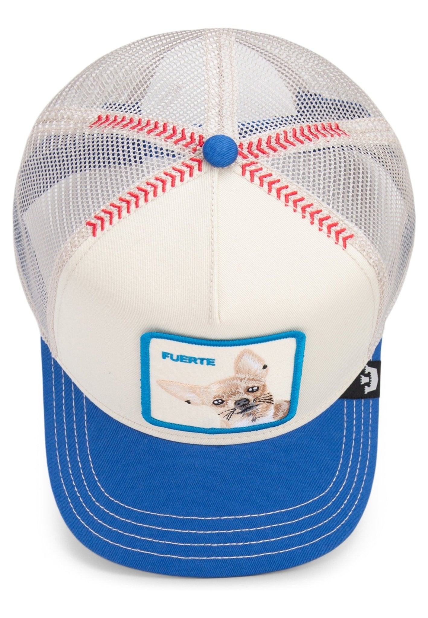GORRA GOORIN BROS BEIGE/ROYAL CHIHUAHUA THE FUERTE DOT TRUCKER CAP - AREA ZERO